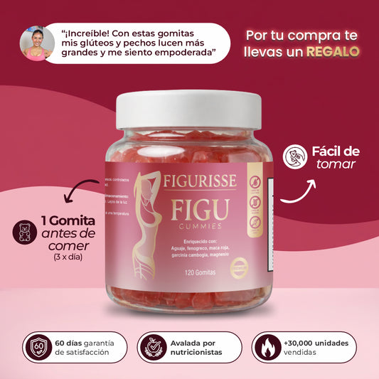 FIGU GUMMIES - GOMITAS FEMME+ AGUAJE Y FENOGRECO