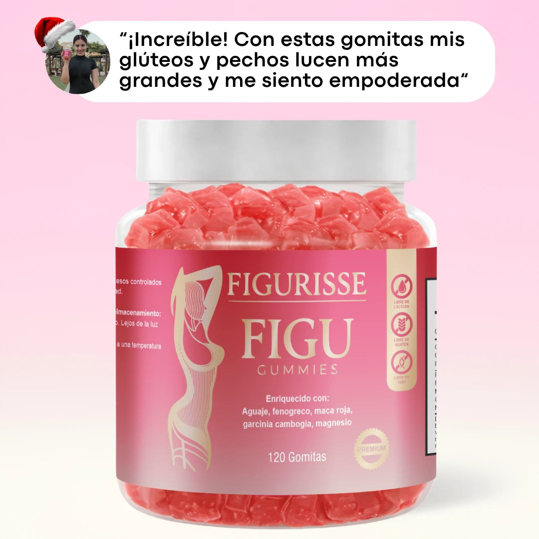 FIGU GUMMIES - GOMITAS BOOST+ AGUAJE Y FENOGRECO