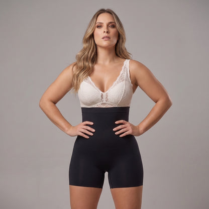 SHORT SCULPTING TIRO ALTO CONTROL DE ABDOMEN | SHAPEWEAR SIN COSTURA